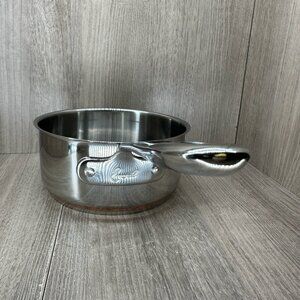 Emeril Stainless Steel Saucepan 2 Qt w/ Handle Heavy-duty Bottom Dishwasher Safe